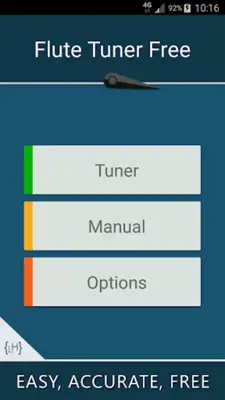 Flute Tuner android App screenshot 0